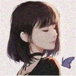 动漫人物素描 常驻画师头像：铅笔阿灰
